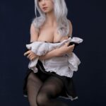 Silicone anime maid sex doll