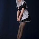 Silicone anime maid sex doll