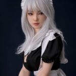 Silicone anime maid sex doll