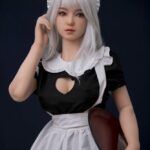 Silicone anime maid sex doll