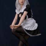 Silicone anime maid sex doll