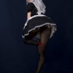 Silicone anime maid sex doll