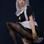 Silicone anime maid sex doll