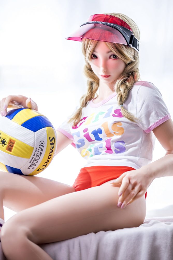 Silicone silly volleyball girl sex doll