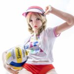 Silicone silly volleyball girl sex doll