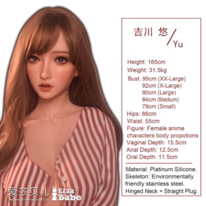 Yoshikawa Yu 165cm Elsa babe Silicone Sex Doll