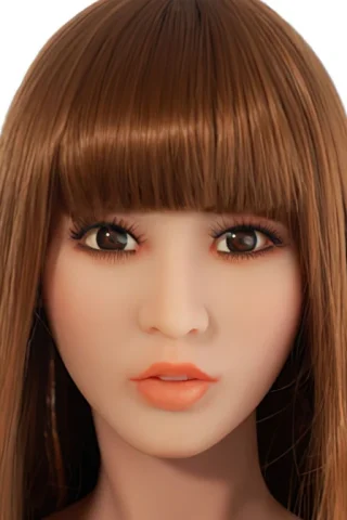 178cm doll with long brown hair, light skin, and detailed facial features, including large eyes and soft lips.