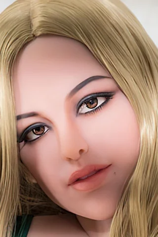 239 doll with long blonde hair, featuring detailed facial features and soft makeup against a light background.