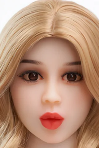 Doll 247 features long blonde hair and brown eyes, with a neutral expression and red lips.
