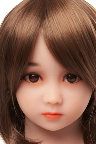 Doll, 256cm, with brown hair and detailed facial features, displaying large brown eyes and a neutral expression.