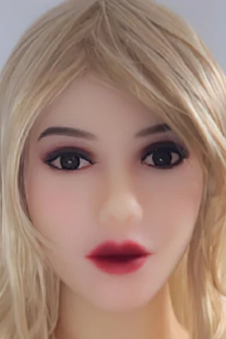 346 doll with long blonde hair and dark eyes, featuring a light skin tone and subtle makeup.
