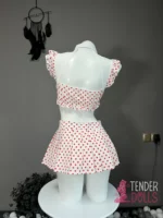 dotted skirt sex doll outfit