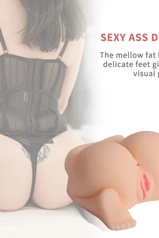 Maid torso masturbator, 6.17lbs, featuring a detailed design with a realistic butt and delicate feet.