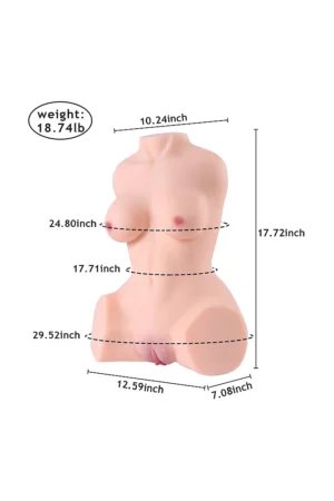 Delia 9.2lbs TPE Torso