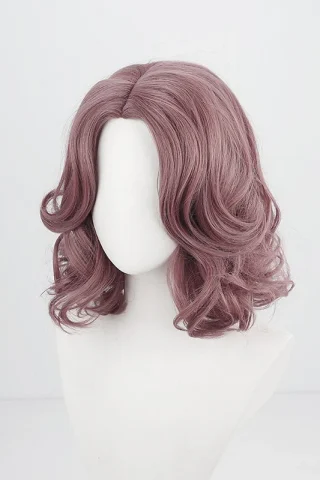 ZXR Radiant wig #35 features soft, wavy curls in a light pink color, displayed on a blank mannequin head.