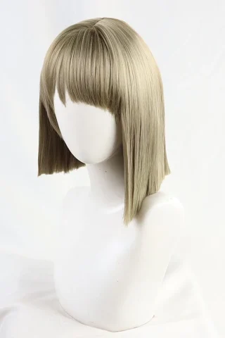 ZXR Radiant wig #79 features a straight, light blonde bob with blunt bangs, displayed on a mannequin head.