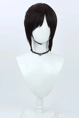 ZXR Radiant wig #95 features dark brown hair styled in a short, layered cut on a mannequin head.