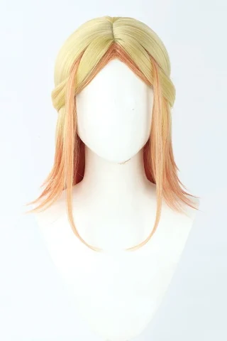 ZXR Radiant wig #90 features a blonde and pink ombre design with a half-up, half-down style.