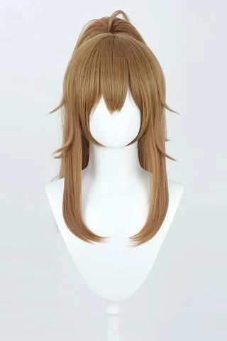ZXR Radiant wig #61 features a light brown color with long straight strands and layered bangs.