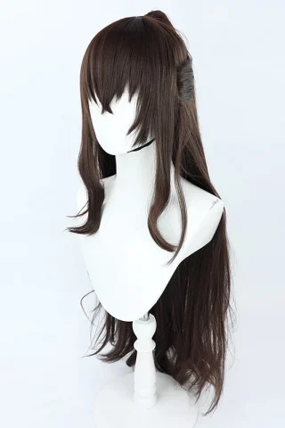 ZXR Radiant wig #41 features long, wavy brown hair with bangs, displayed on a white mannequin head.