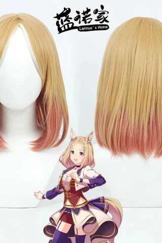 ZXR Radiant wig #137 features a blonde bob with pink ombre tips, displayed on a white mannequin head.