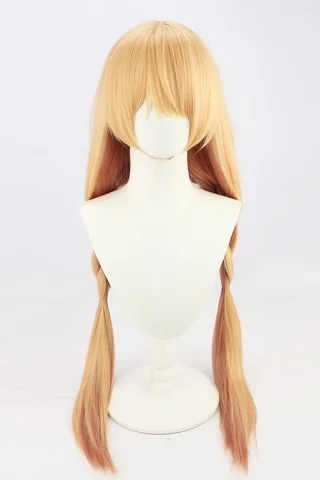 ZXR Radiant wig #119 features long, straight blonde hair with two braided sections, displayed on a white mannequin head.