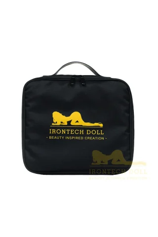 Ultimate Silicone Sex Doll Care Kit by Irontech features a sleek black case for convenient storage and maintenance.