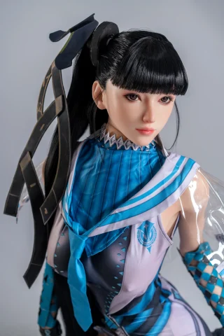 Eva Lady.34 171cm G Cup fair skin doll from GameLady features intricate costume details and realistic design.