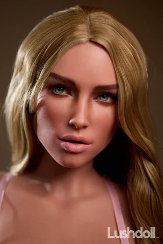 Bianca S167cm doll by Lushdoll features stunning blue eyes and realistic facial details.