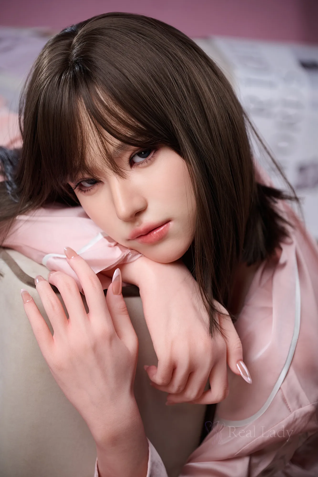 RL-150-R10 RosMax-natural Reallady (11) RL-150-R10 RosMax-natural Reallady doll features realistic details and lifelike expressions, perfect for collectors.